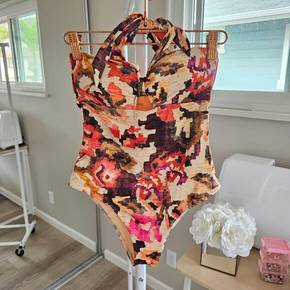 NWT Sezane Été Indien Swimsuit - Sézane X Ysé Mara - Size 4 - Picture 2 of 10